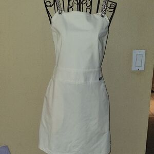 Fila White Dress Halter Strappy Athletic Backless Tie Back Sz SMP $25